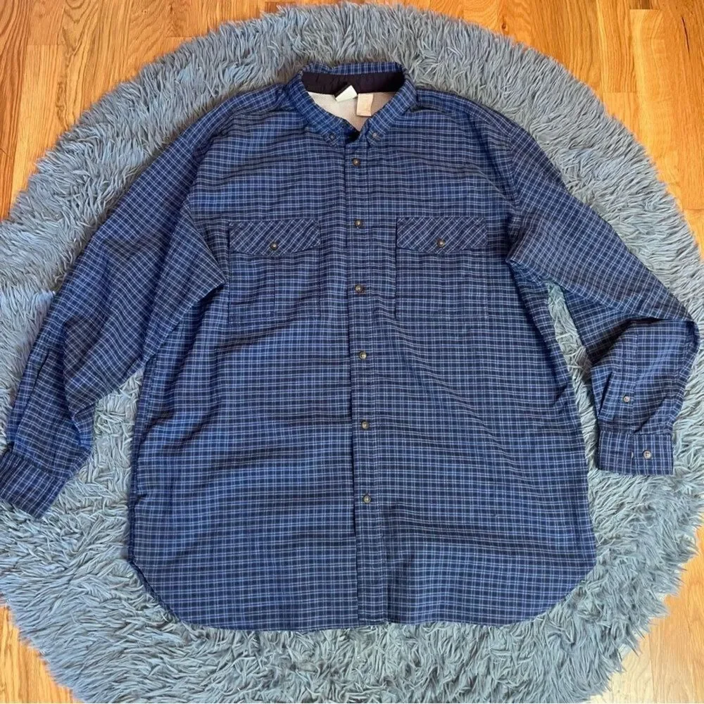 The North Face Brunswick Shirt Mens XL Plaid Long Sleeve Fishing Hiking Outdoor
